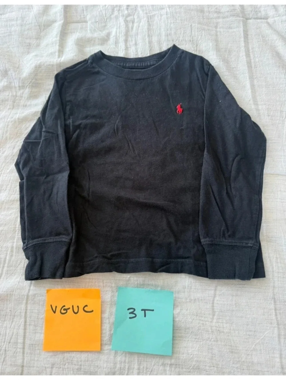 Polo long sleeve tee shirt 3t